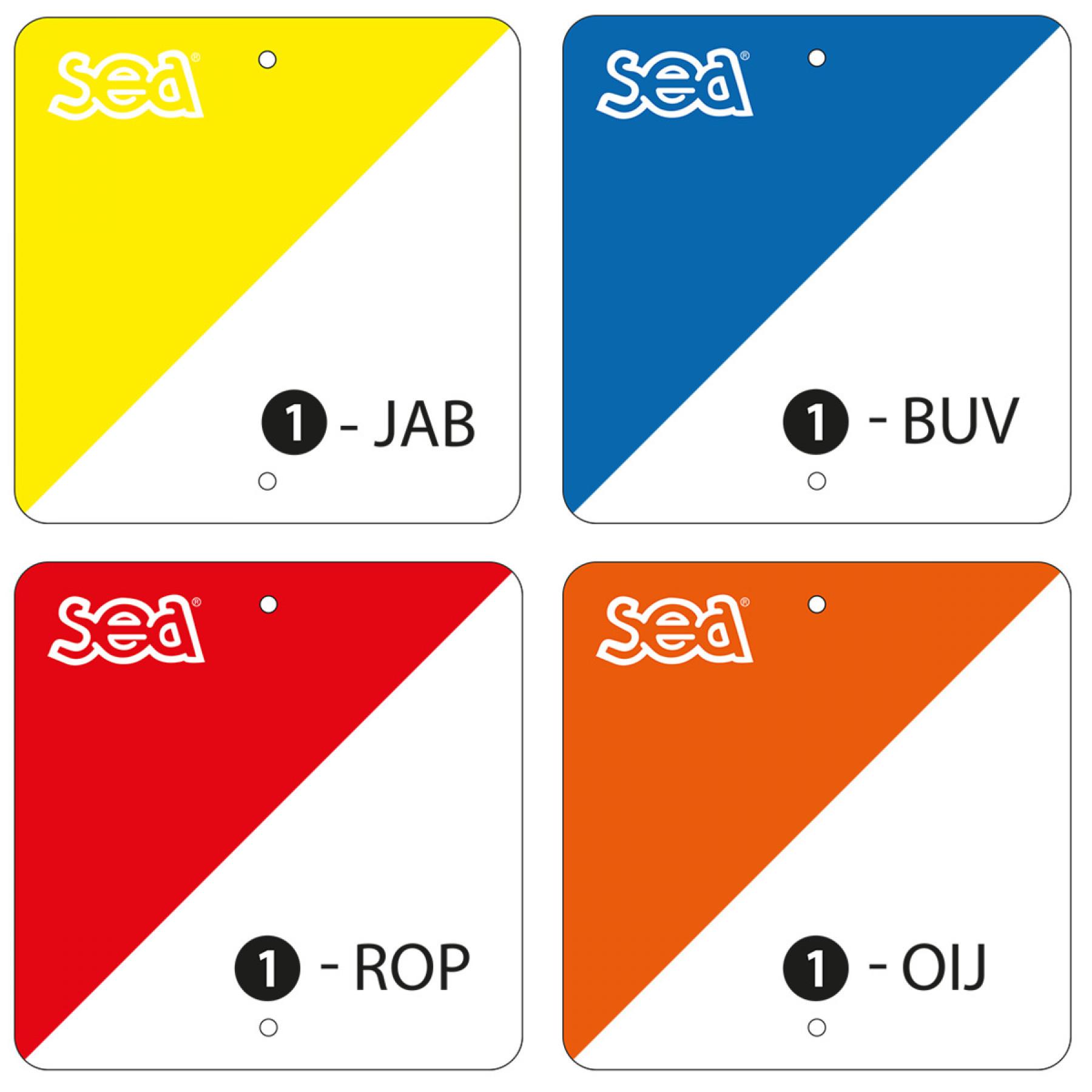 Zestaw 40 plastikowych znaczników orientacyjnych Sporti France