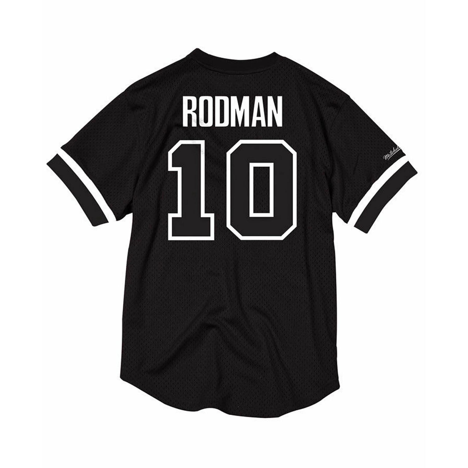 Koszulka Detroit Pistons black & white Dennis Rodman