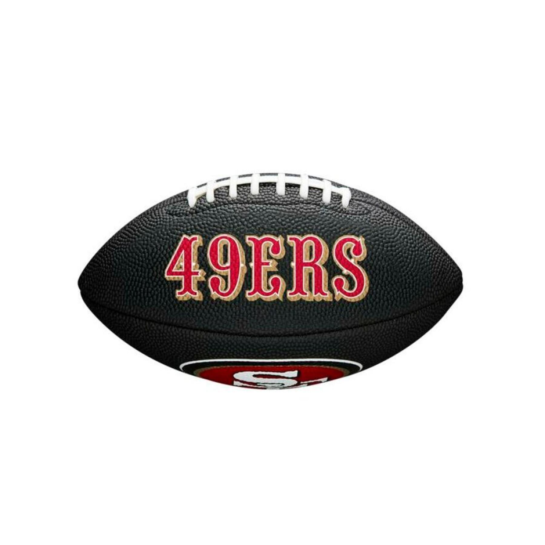 Mini piłka do futbolu amerykańskiego dla dzieci Wilson 49ers NFL