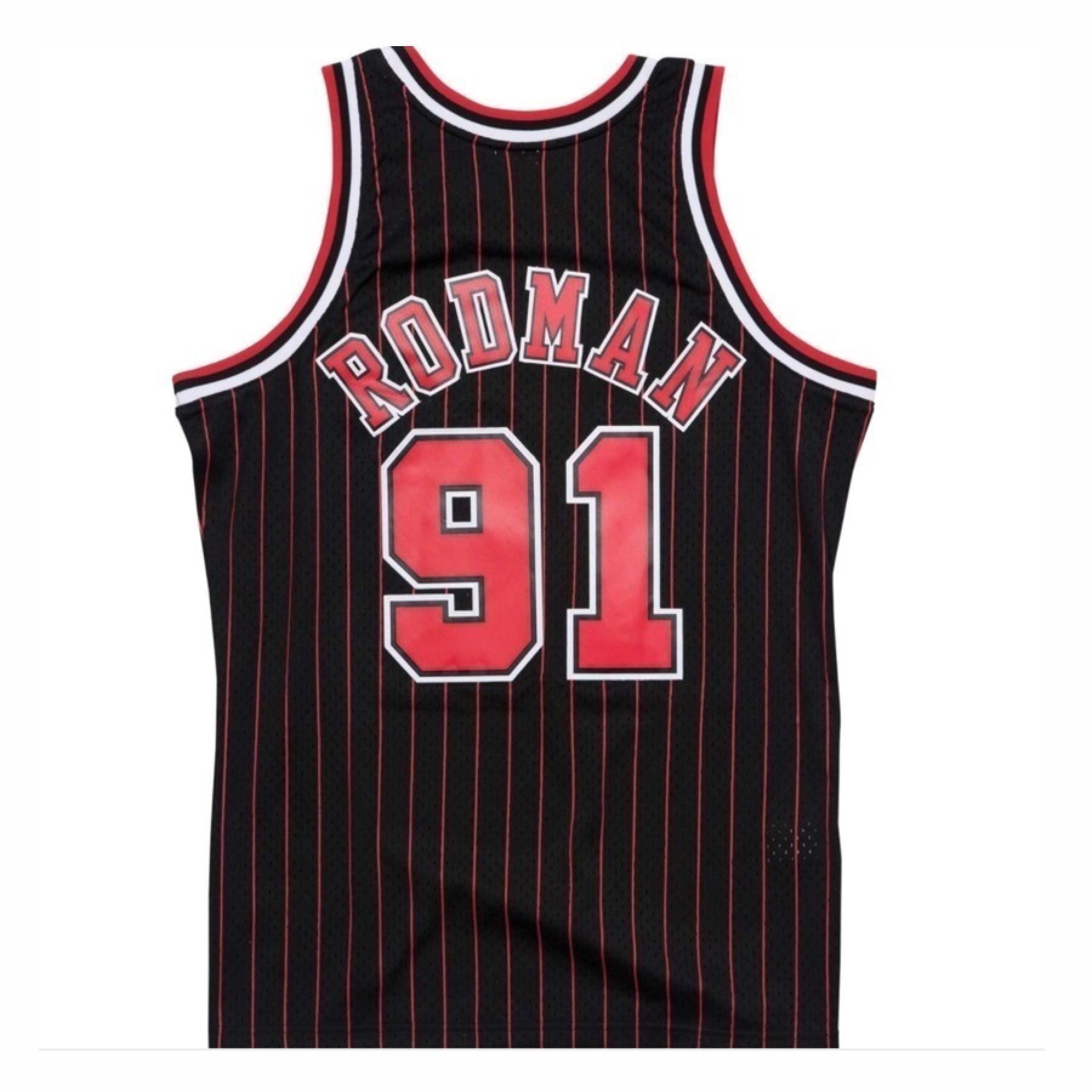 Autentyczna koszulka Chicago Bulls Dennis Rodman #91 1995/1996