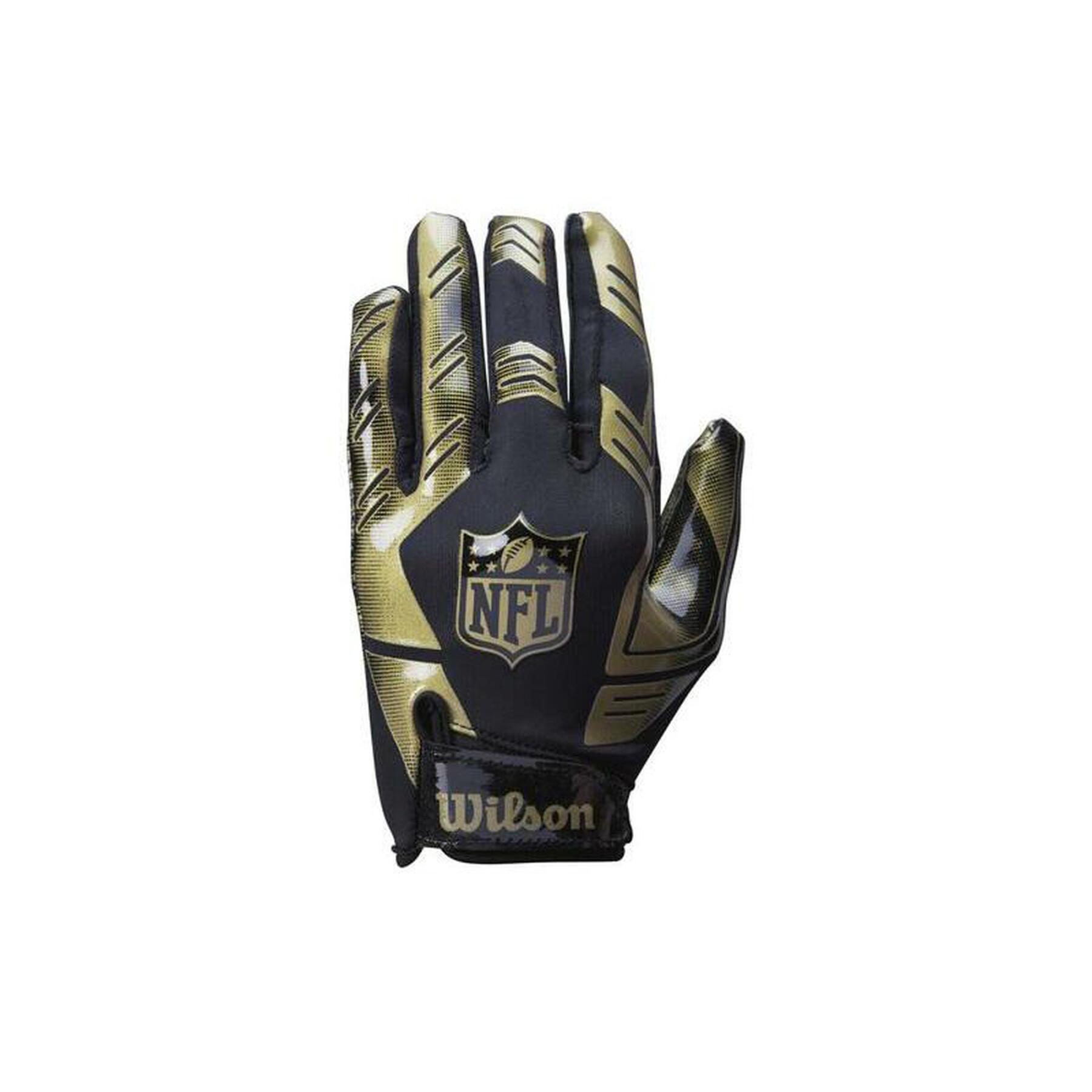 Rękawice do futbolu amerykańskiego Wilson NFL Stretch