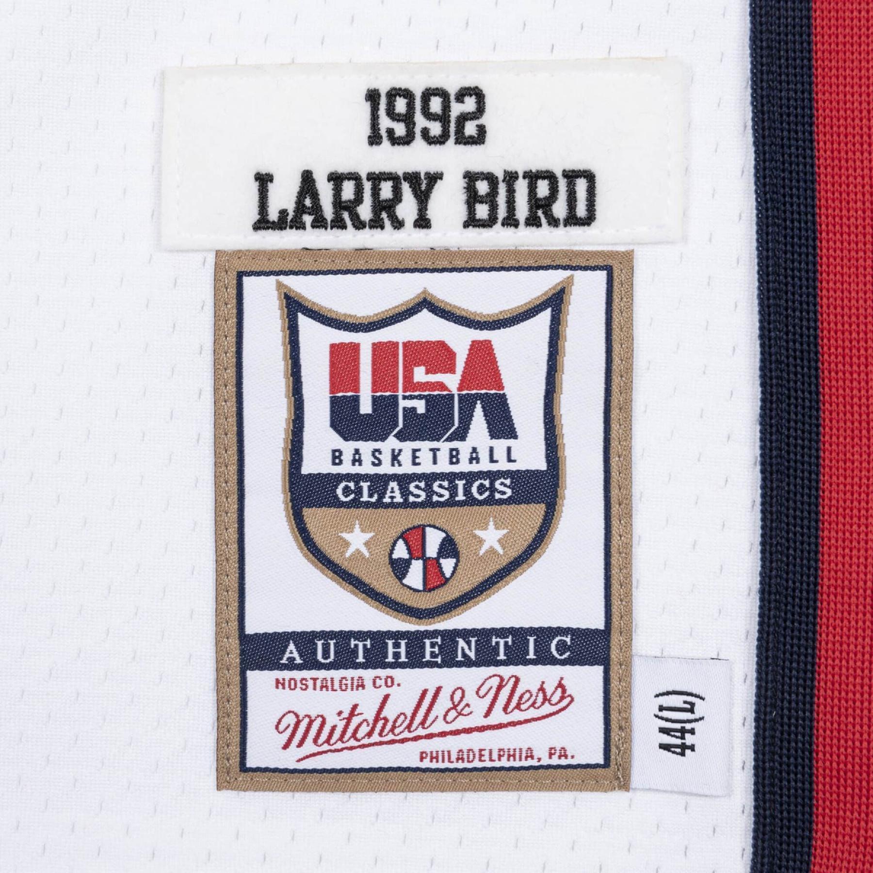 Autentyczna koszulka domowa zespołu USA Larry Bird 1992
