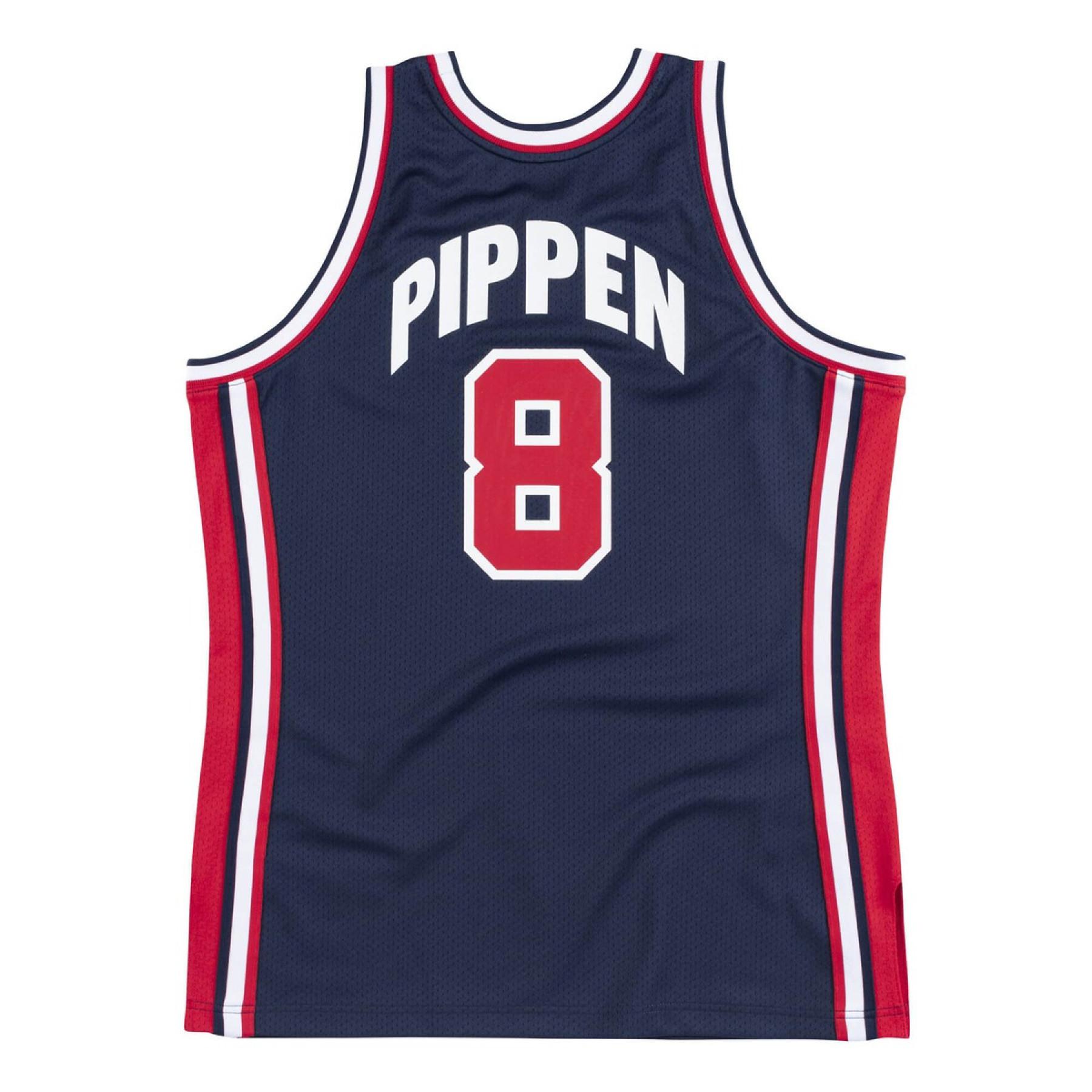Autentyczna koszulka drużyny USA nba Scottie Pippen