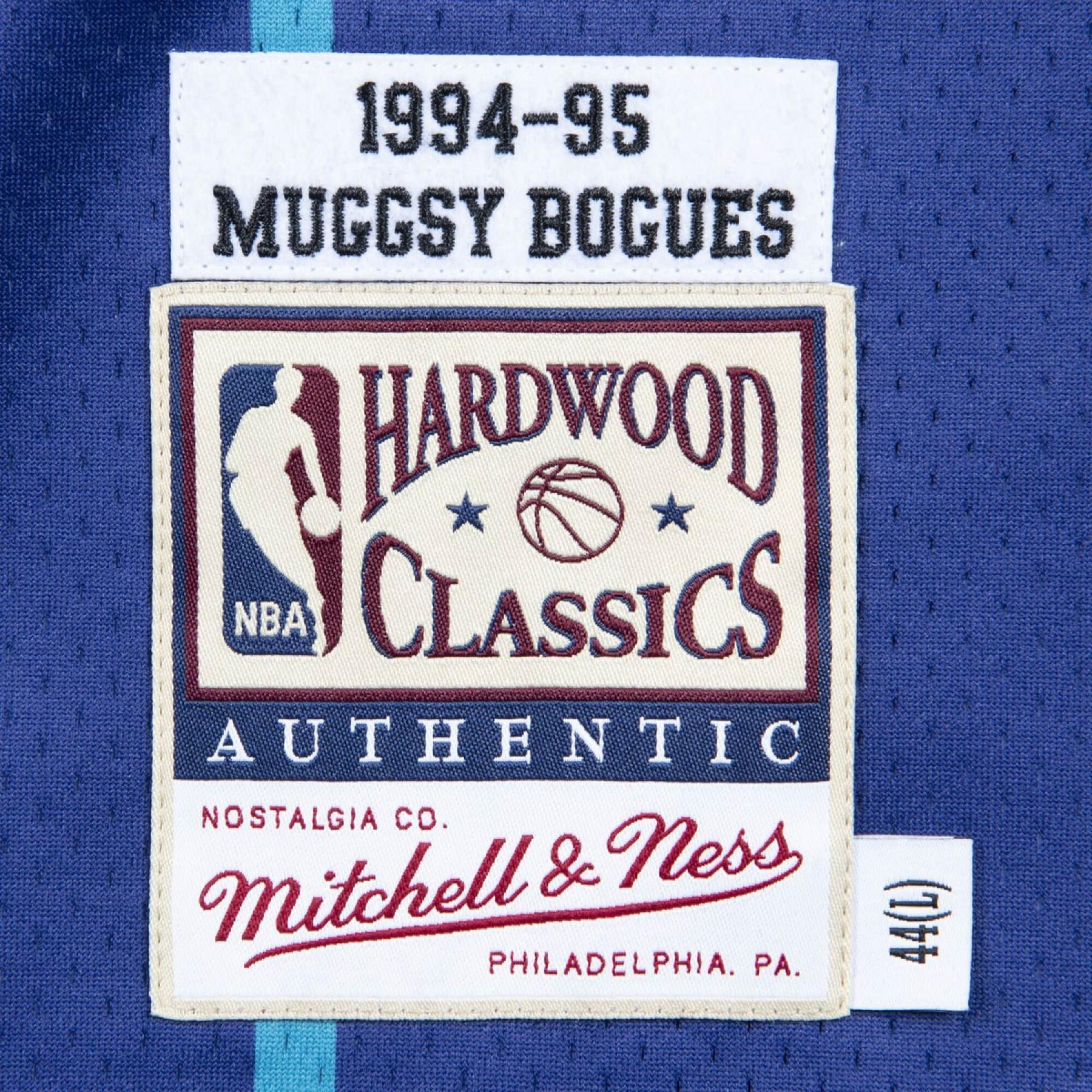 Autentyczna koszulka Charlotte Hornets Muggsy Bogues 1994/95
