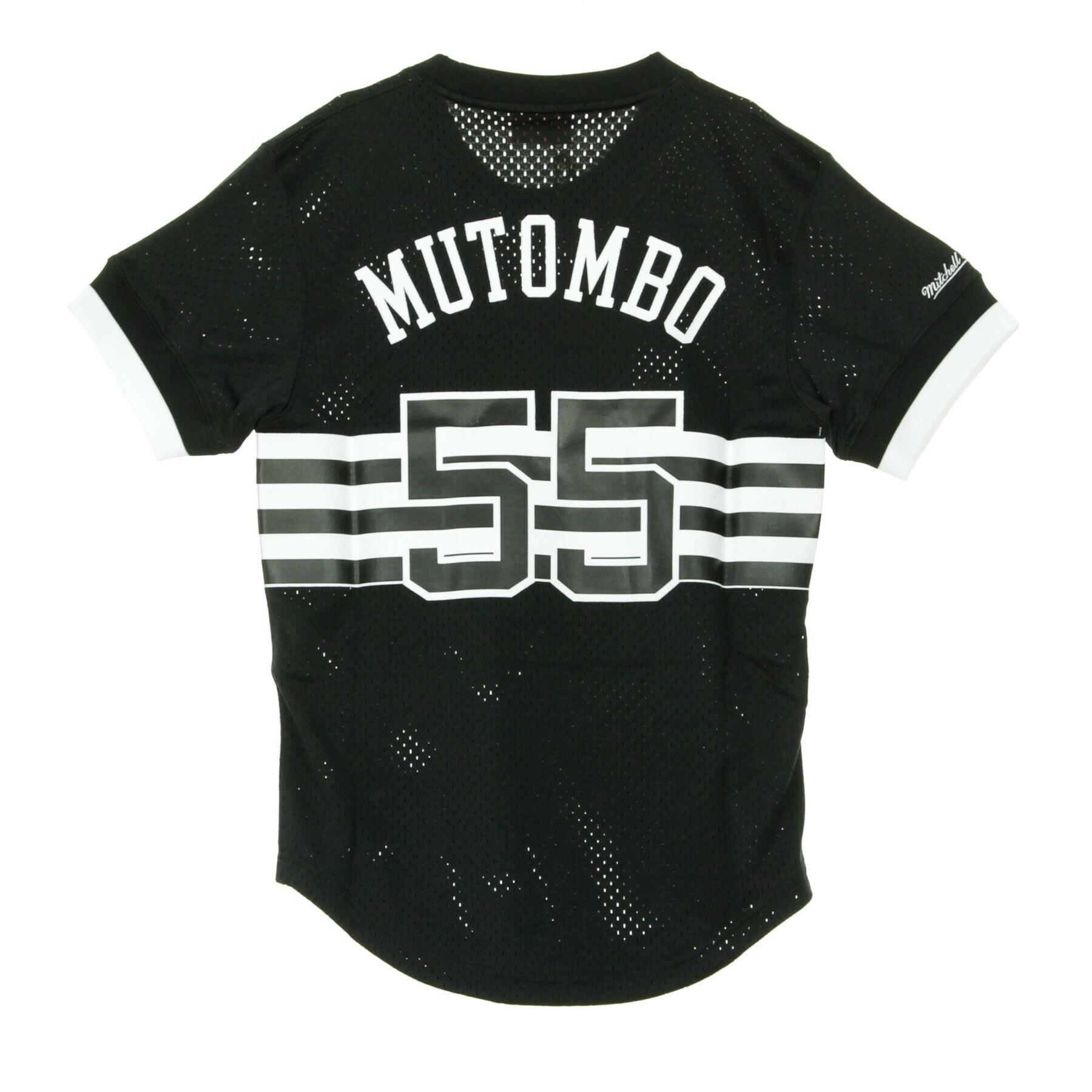 Koszulka Denver Nuggets black & white Dikembe Mutombo