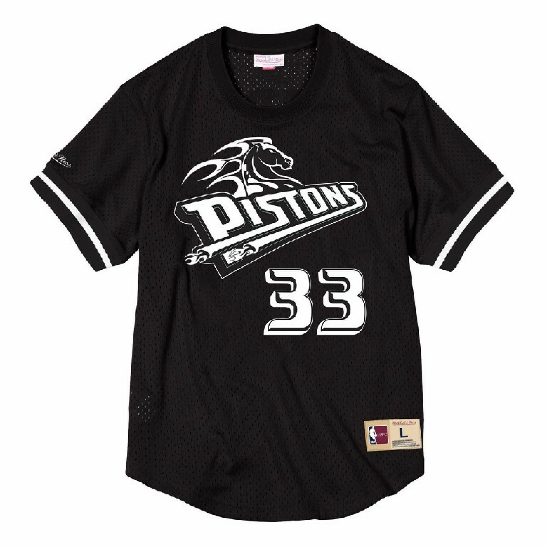 Koszulka Detroit Pistons black & white Grant Hill
