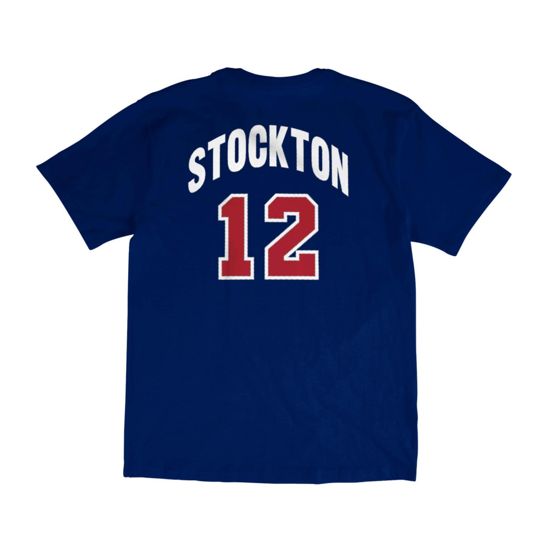 Koszulka USA name & number John Stockton