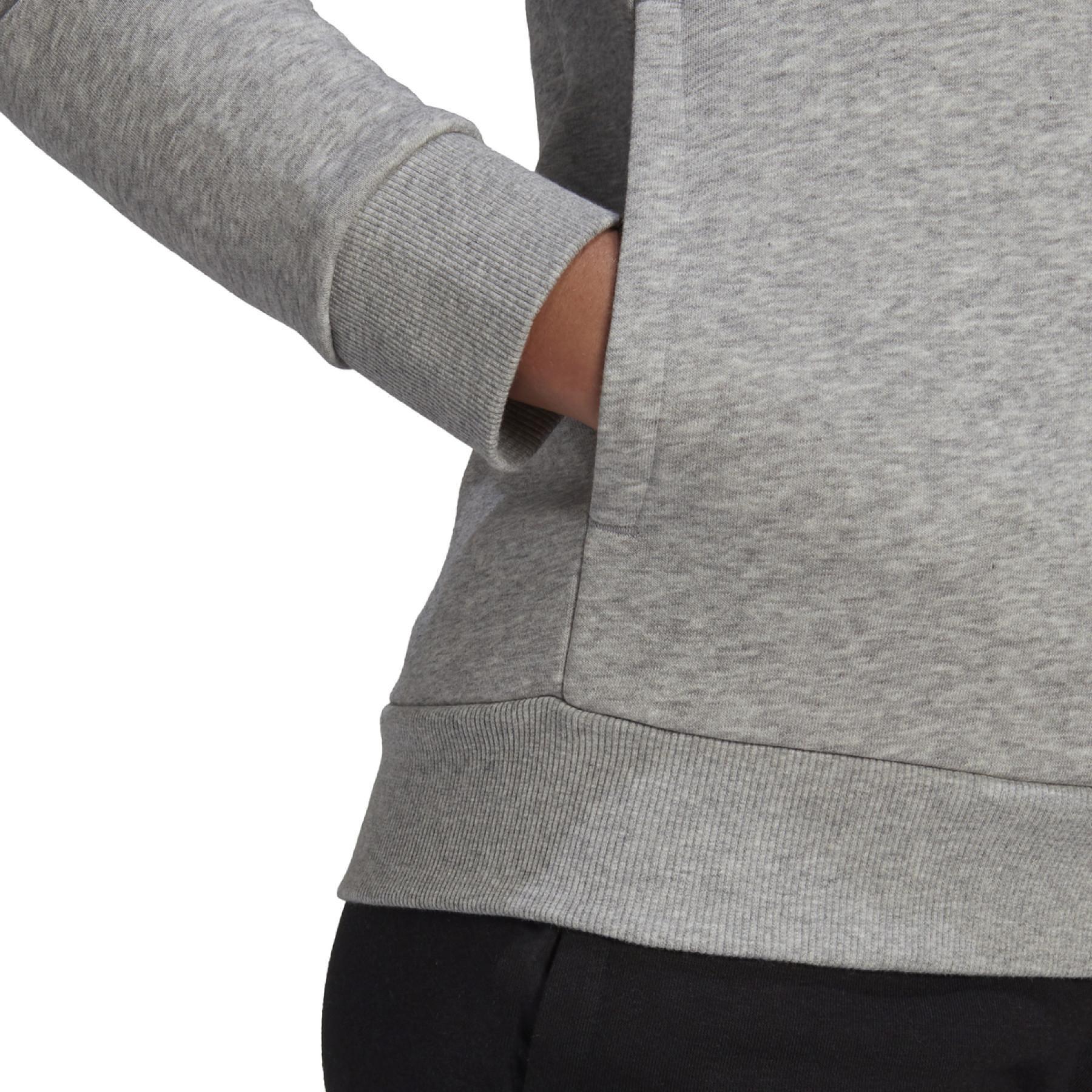 Damska bluza z kapturem adidas Essentials Logo Fleece