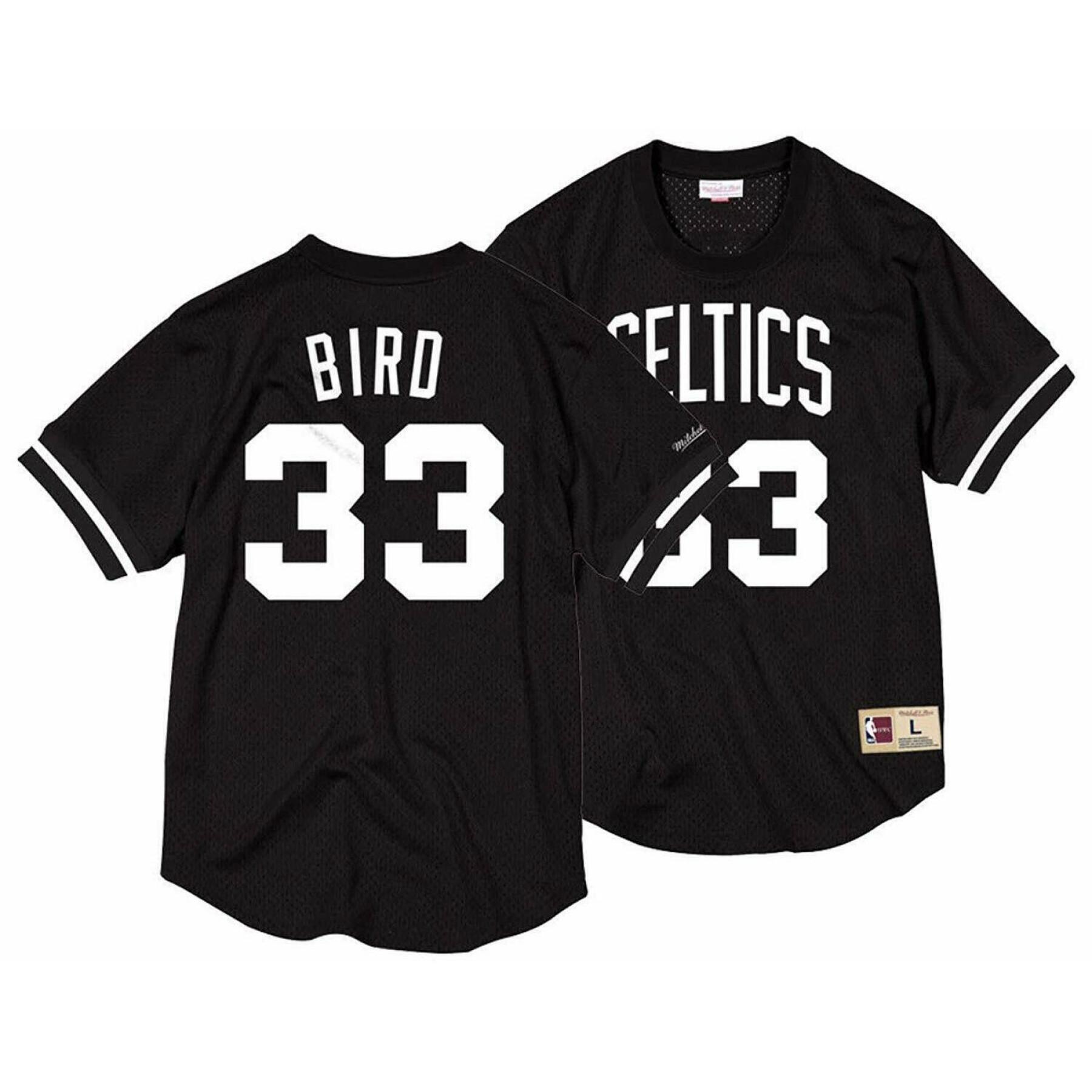 Koszulka Boston Celtics black & white Larry Bird
