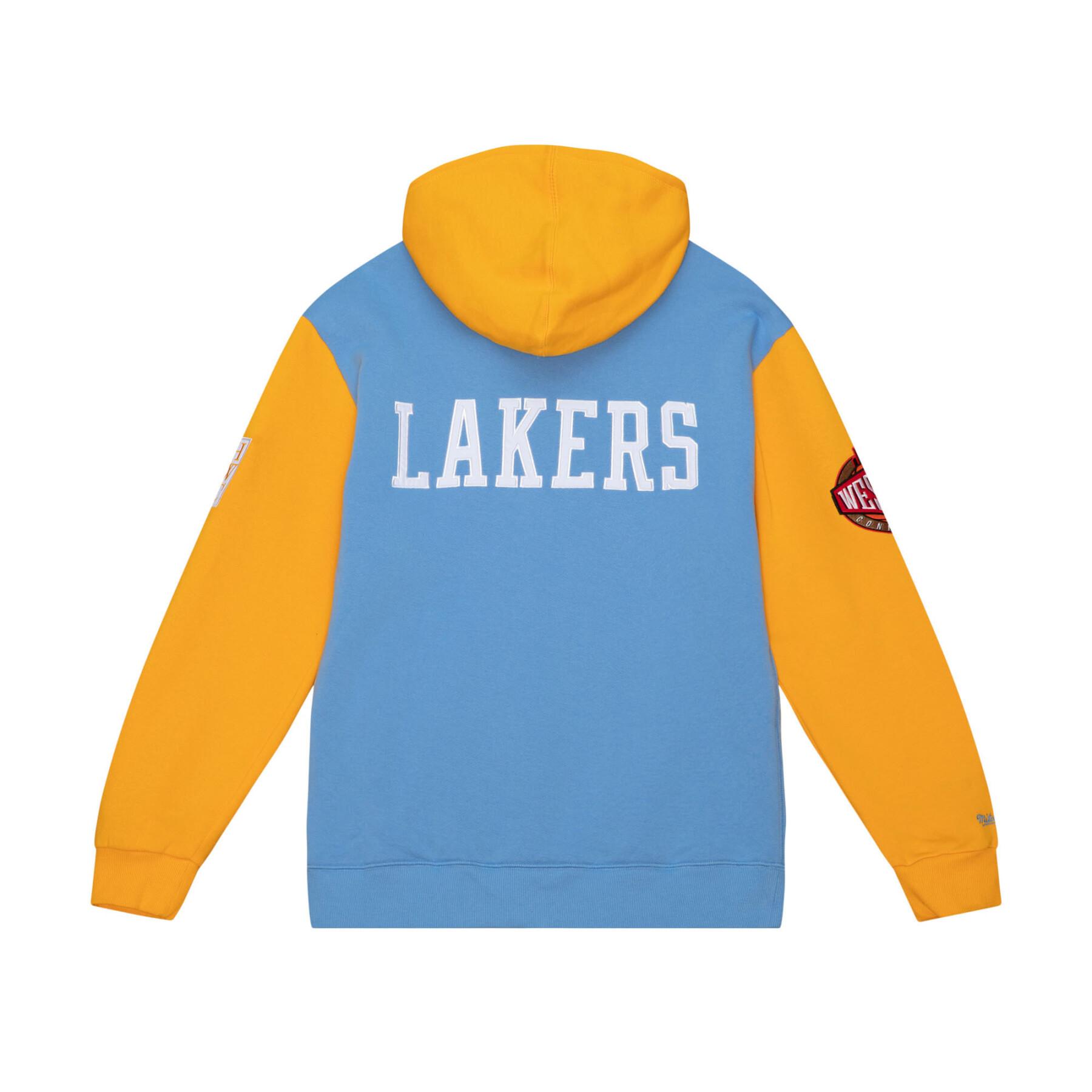 Sweatshirt z kapturem Minneapolis Lakers HWC Night