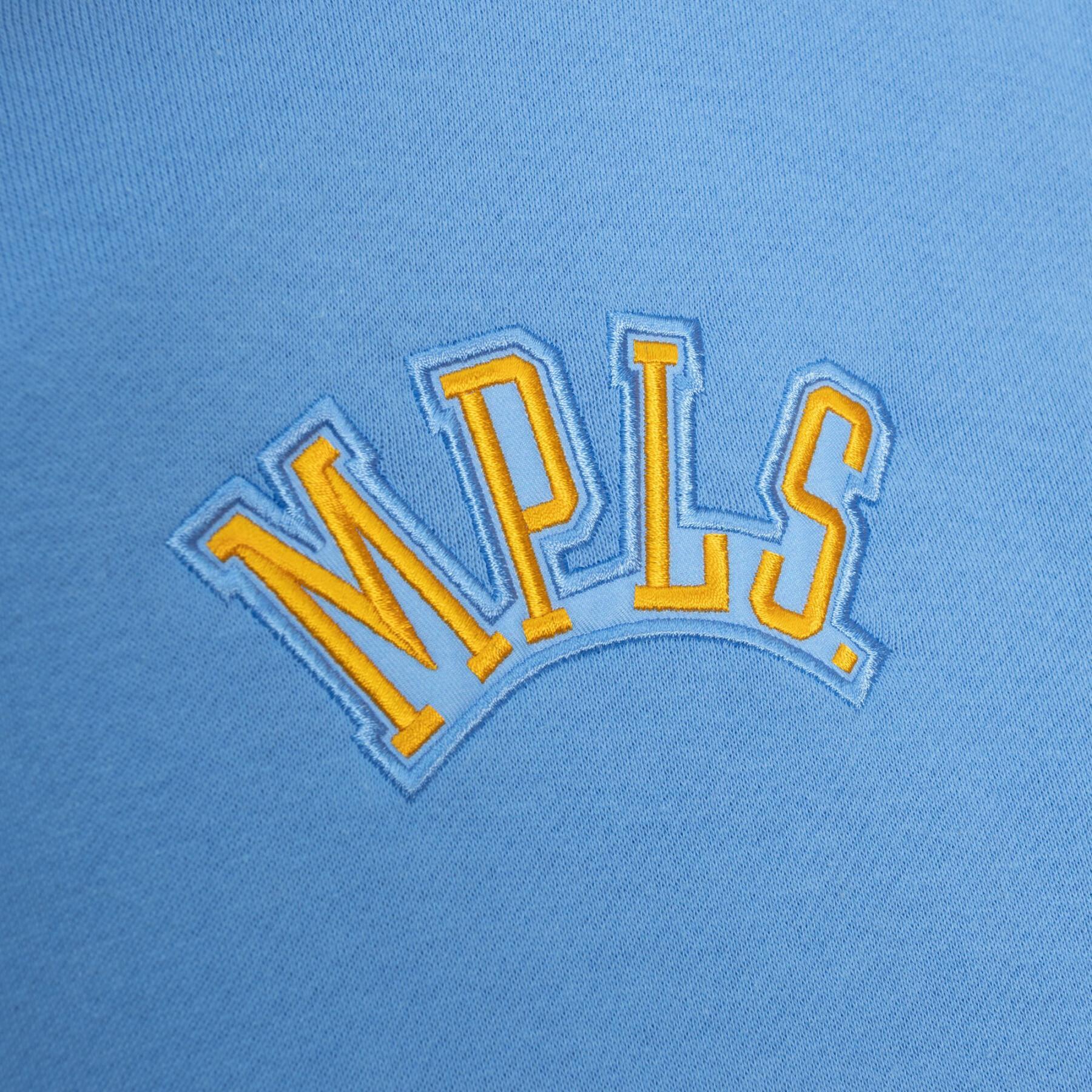 Sweatshirt z kapturem Minneapolis Lakers HWC Night