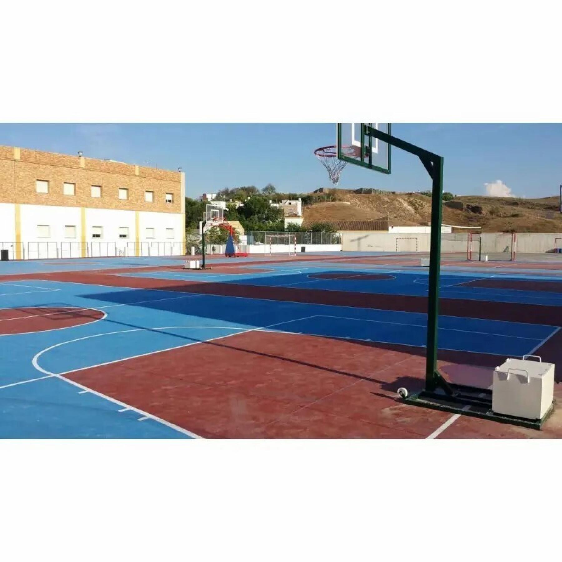 Zestaw 2 koszyków na kółkach bez obręczy lub przeciwwagi monotubularnych Softee Equipment