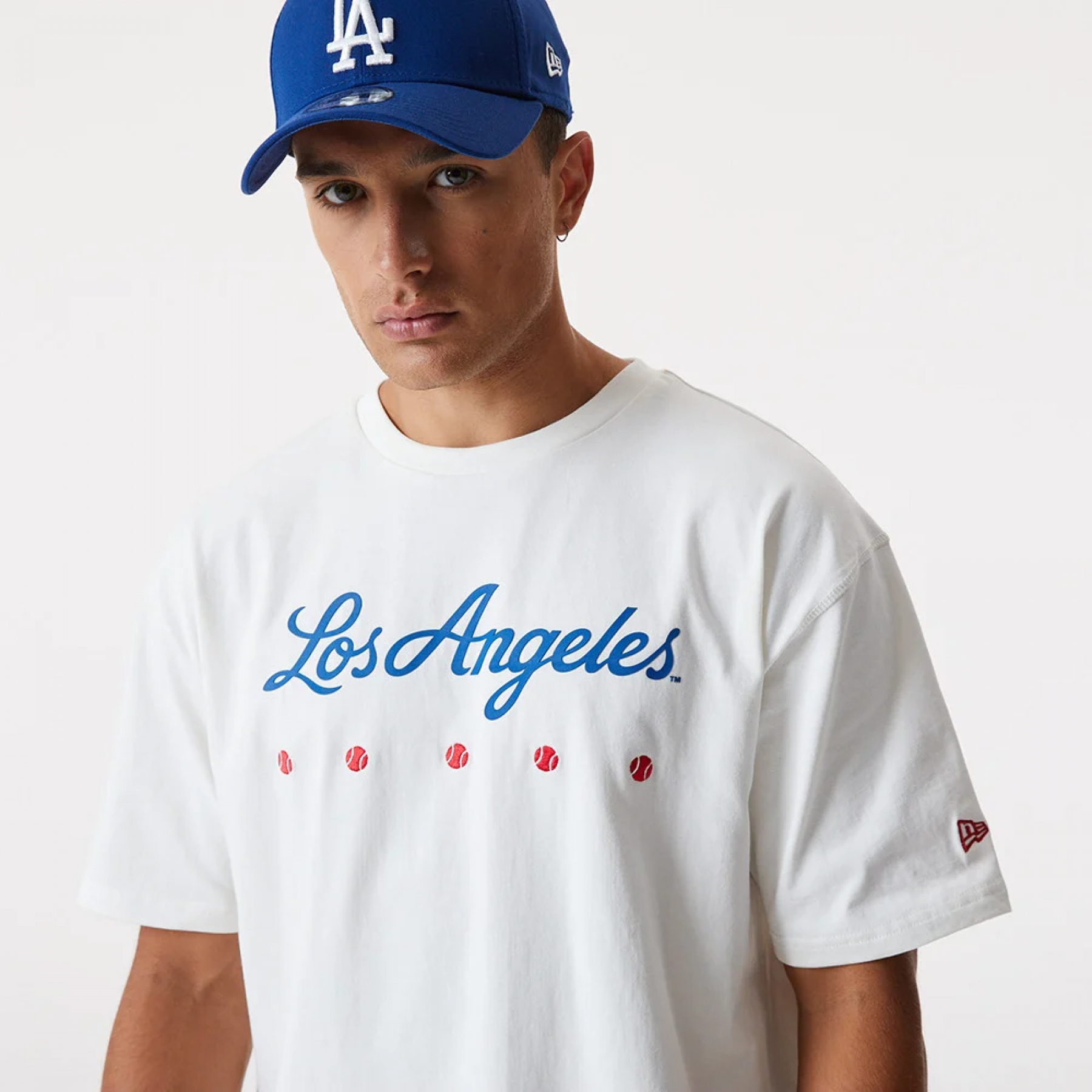 Koszulka New era Los Angeles Dodgers heritage oversize