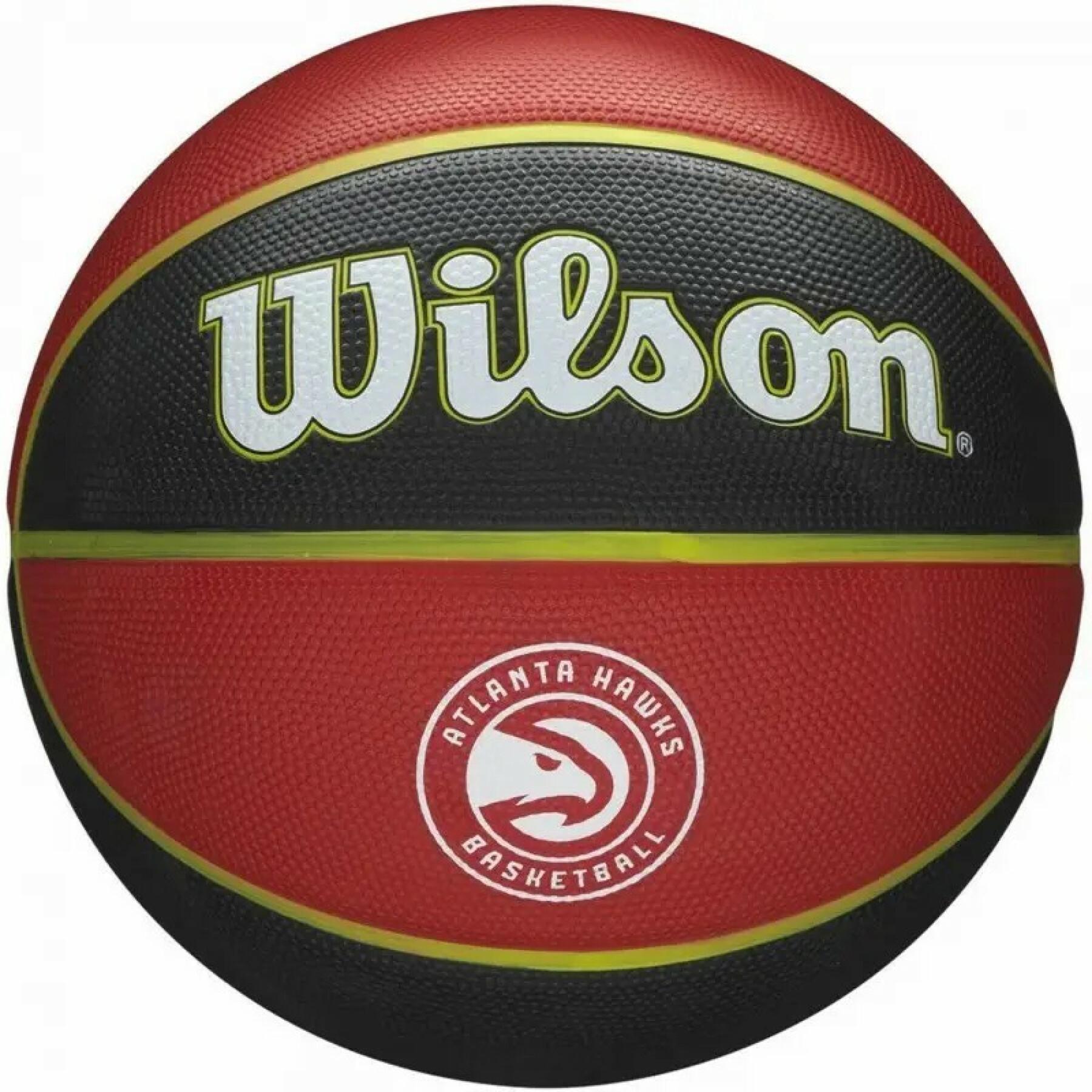 Piłka do koszykówki Wilson NBA Team Tribute Hawks