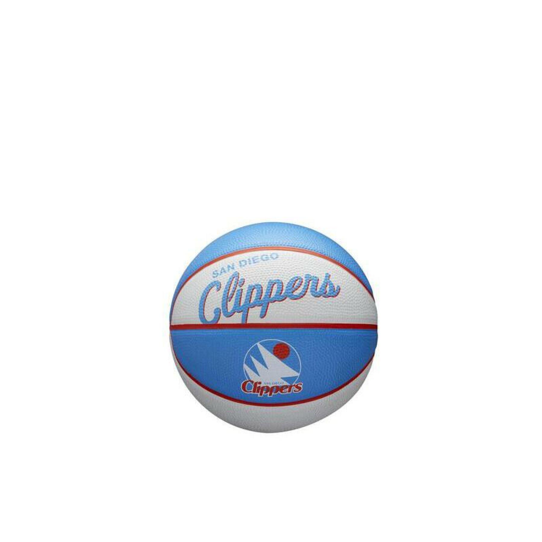 Mini NBA retro piłka Los Angeles Clippers