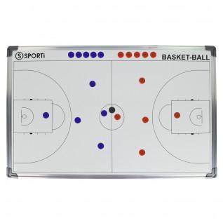 Tablica taktyczna do koszykówki 60x90cm Sporti
