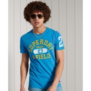 Lekka koszulka z wzorem track & field Superdry