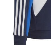 Bluza z kapturem dla dzieci adidas Colorblock 3-Stripes