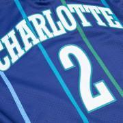 Autentyczna koszulka Charlotte Hornets Larry Johnson 1994/95