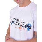 Koszulka z okrągłym dekoltem z logo i plamami farby Project X Paris