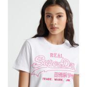 Damska koszulka konturowa Superdry Vintage Logo Pop
